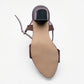 Ladies Box Heel Sandal
