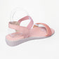 Ladies Ankle Strap Flat Sandal