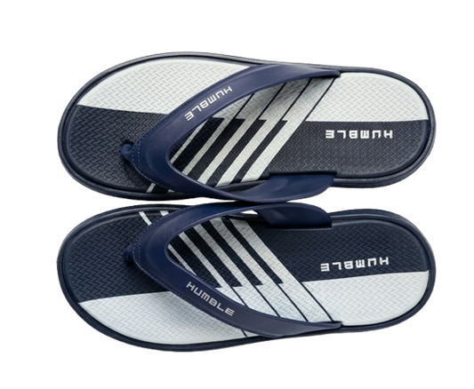 Men's Casual Two-Strap Rubber Sandal